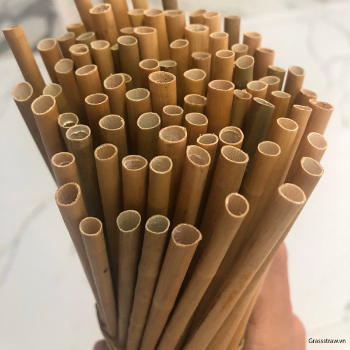 Eco Friendly Straw 100% Compostable Dried eagle grass straws 25cm Drinking Straws 2