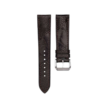 Genuine ostrich leather watch strap, handmade leather watch strap 5