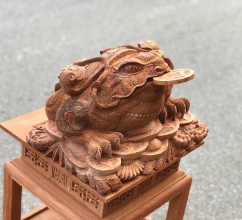 Toad Factory Hot Sale Handcrafted Natural Wooden Sculpture From Viet Nam Best Selling 2024 4