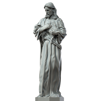 Good Quality Life Size The Jesus Statue White Marble Garden Statues OEM ODM Packed In Wooden Case From Vietnam Factory 3