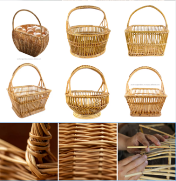 Storage Basket Food Containers Bamboo 100% Eco Friendly Home Decoration Food Container Bulk 7