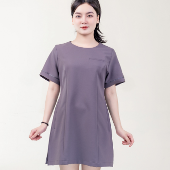 Scurbs Uniforms Medical Scrubs High Quality Dress In-Stock Items WRAP Stored in Polybag from Vietnam Manufacturer 4