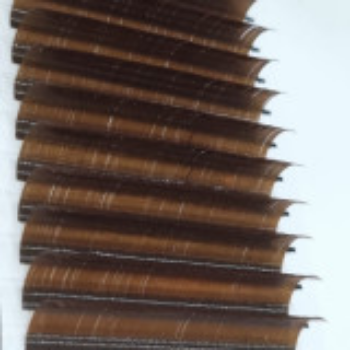 Fast Delivery BROWN Color Tray Eyelashes No Irritation Using For Beauty Service Customized Packaging Vietnam Manufacturer  3