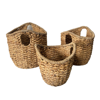 Household Items High Quality Storage Baskets Set Of 3 Oval Vaginal Loops Binh An Thinh Handicraft Customized Made In Vietnam 2