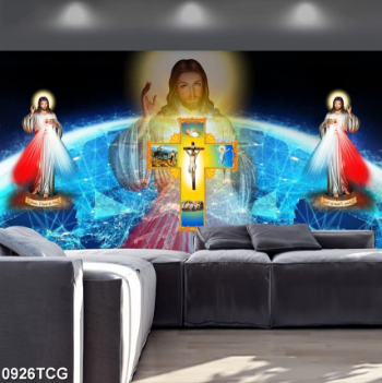 Modern Art Posters and Prints Canvas Painting Decorative Jesus Pictures Wall Art 1