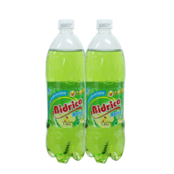 Fast Delivery Carbonated Soft Drink Apple Flavour 1.25L Bidrico Brand Iso Halal Haccp Beverage Packed In Bottle 3