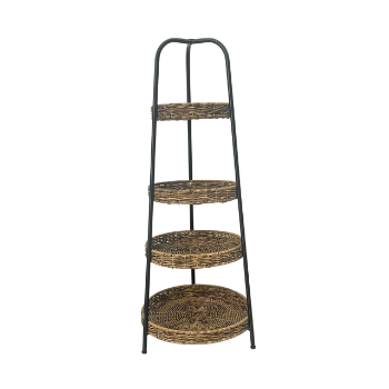 Trays And Racks 3 Tier Shelf With Curved Legs Home Storage & Organization Handicraft OEM ODM Service Made In Vietnam 1