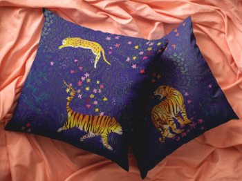 Cushion Cover Pillow High Glossy Halinhthu Casa Custom Design And Size 100% Polyester Square Vietnam Manufacturer 3