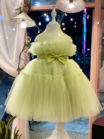 Mixed Luxury Princess Dress For Girl Cheap Price Beautiful Color Using For Baby Girl Pack In Plastic Bag from Vietnam 2