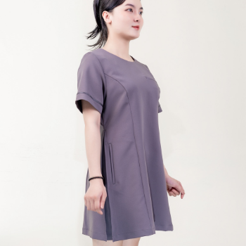 Medical Scrubs Cheap Fast Delivery Dress Nurse uniform WRAP Stored in a Polybag from Vietnam Manufacturer 4