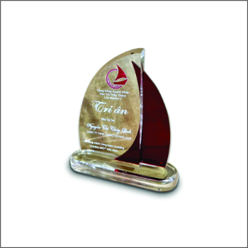 Acrylic Cutting Trophy High Specification Special Custom Business Gift Customized Packing Vietnam Logo Item 4