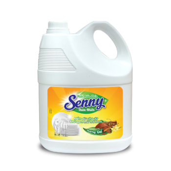 Detergents Senny Cinnamon Scent Dishwashing Liquid 3.4kgx4 Free Sample Vilaco Brand For Kitchen Made In Vietnam Manufacturer 1