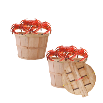 Fast Delivery Wooden Basket Storage Basket Sustainable Eco-Friendly Material From Viet Nam Manufacturer 1