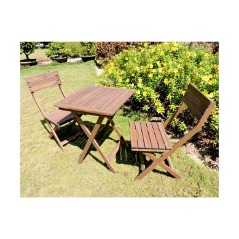 High Quality Teak Outdoor Furniture Set Product With 2 Position Chairs For Hotel And Restaurant Modern Design 1