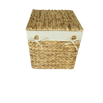 Set of 2 Square Hyacinth Basket with Compartments Sustainable Handmade Product from Vietnam Manufacturer 6