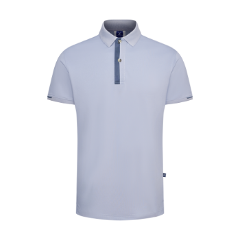 Polyester Spandex Regular-Fit Polo Shirt with Contrast Fabric on the Placket & Cuffs Men Polo Shirts New Arrival Shirts For Men 10