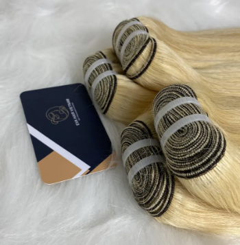 Weft Hair Bundle Raw Natural Straight Vietnamese Beauty Service Human Hair Extension Film Lace Vietnam Manufacturer 2