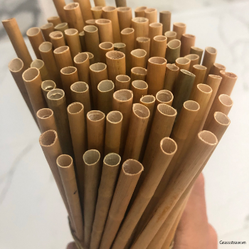 Natural Dried eagle grass straws 25cm Drinking Straws Biodegradable Grass Drinking Straws 1