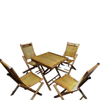 Bamboo Table Hot Sale Eco-Friendly Furniture For Home Decor And Restaurant Custom Packing Vietnam Manufacturer 5