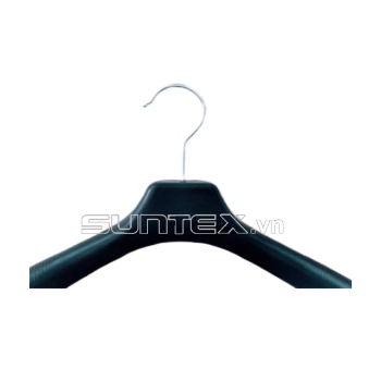 Hangers Plastic J430B Suntex Wholesale Black Plastic Hanger Customized Hangers For Cloths Anti-Slip Made In Vietnam Manufacturer 8