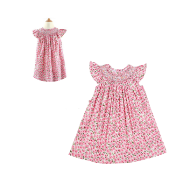 Good Price Girls Smocked Dresses ODM And OEM For Baby Girl Short Sleeve Made In Vietnam Manufacturer Top Selling Product 6