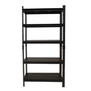 Boltless Shelving Racking Systems Industrial Warehouse Storage Rack Shelf Heavy Duty for Metal Original Black Cover White 8