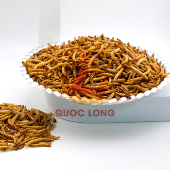 Dried Mealworm For Fish Natural Export Animal Feed High Protein Customized Packaging Made In Vietnam Manufacturer 8