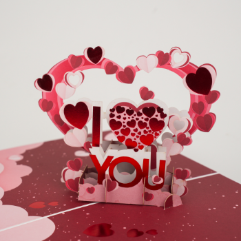 I Love You Holiday Card Pop Up 3D Pop Up Unique Design Whole Oem Odm Best Choice Fast Delivery Customized From Vietnam 5