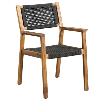 Dining Chair Outdoor Home Furniture Adjustable Modern Style Wood Outdoor Furnishings Factory Price Garden Chair Made In Vietnam 7