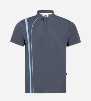 Polo Shirts For Men Polyester Spandex Regular-Fit Polo Shirt with Contrast Corded Piping Lines Down Front Men Polo Shirts 12