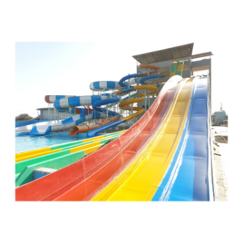 Rainbow Slide Cheap Price Alkali Free Glass Fiber Using For Water Park ISO Packing In Carton From Vietnam Manufacturer 5
