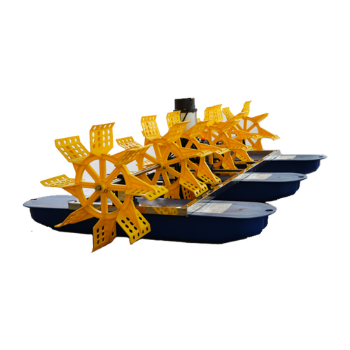 Waterproof Paddle Wheel Aerator 6 Impellers 1.7 Kw Aquaculture Machine Aerators SEAFULL Stainless Steel 6