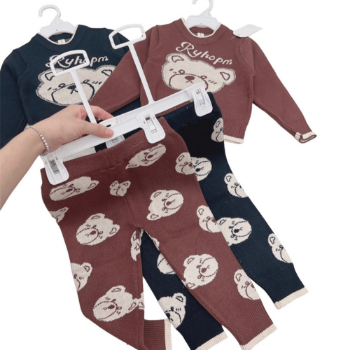 Kids Designers Clothes Fast Delivery Natural Woolen Set New Arrival Each One In Opp Bag From Vietnam Manufacturer 1
