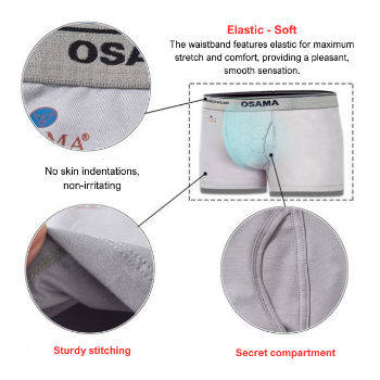 Good Absorbency Pouch Boxer Shorts 100% Cotton Fabric Hot Sale Mens Comfortable Soft Underwear From Vietnam Manufacturer 2