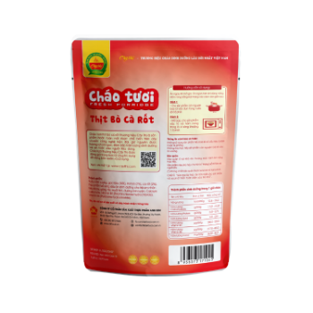 Cheap Delicious Beef & Carrot fresh porridge low price Convenient to eat Natural Ingredients packing in bag Asian Manufacturer 2