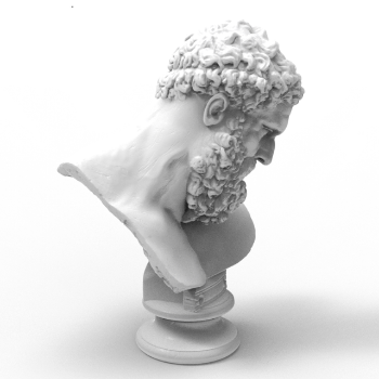 High Quality Bust of the Farnese Hercules Statue Sculpture OEM ODM Packed Styrofoam Box Made In Vietnam Manufacturer 3