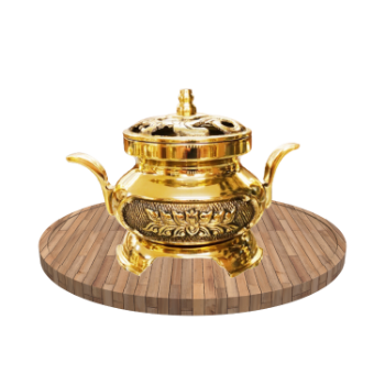 Lotus Incense Burner Thurible Censer Modern Luxury Indoor Decoration Customized Packing Vietnam Manufacturer 7