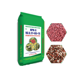 NPK 16.5.17+6S+TE Npk Compound Fertilizer Good Choice Fertilizer For Succulents Products Custom Packing Vietnam Manufacturer 14