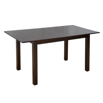 Resizing Dining Table Good Price Rubber Wood Modern Espresso Color 5-Layer Cartons Ready Export From Vietnam Manufacturer 3