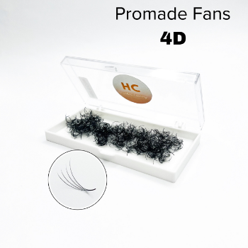 4D Promade 1000 Fans eyelash box High Quality Fashionable using for beauty pack in tray or box Vietnam Manufacturer