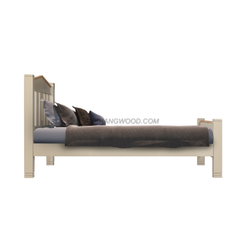 Wooden Bed Frames High Quality Comfortable Home Furniture New Design Customized Packaging Vietnam Manufacturer 1