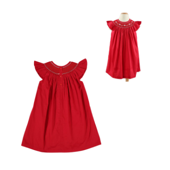 Good Quality Baby Smocked Dress ODM And OEM For Baby Girl Short Sleeve High Grade Product Top Selling Vietnam Manufacturer 5