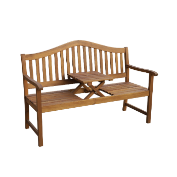 Love Bench With Table Outdoor Furniture Patio Wooden Bench Modern Style Outdoor Chairs High Quality Vietnam Manufacturer 2