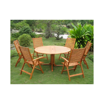 Wood Outdoor Furniture Hot Selling Product With 4 Position Chairs For Hotel And Restaurant Modern Design Made In Vietnam 7