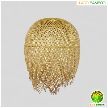 Handmade Rattan Bamboo Material Woven Chandelier Hot Sale Rattan Lampshade For Home Decor And Restaurant Custom Packing Vietnam 4