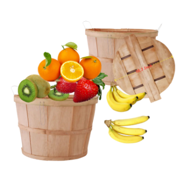 Trading In Bulk Fruit Basket Wood Vegetable Storage Basket Durable Eco-Friendly Material Viet Nam Manufacturer 6