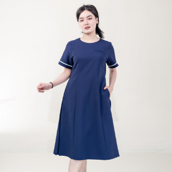 Medical Scrubs Cheap Fast Delivery Dress Nurse uniform WRAP Stored in a Polybag from Vietnam Manufacturer 2