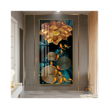 Luxury Modern Abstract Painting Art Painting Crystal Porcelain Decorative Background 5