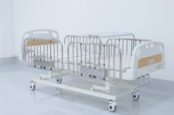 Three Cranks Manual Care Bed Patient Examination Bed Hospital Factory Price New Design Medical Surgery Hospital Equipment 6