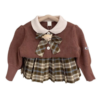 Kids Clothes Girls Customized Service 100% Wool Dresses New Arrival Each One In Opp Bag Made In Vietnam Manufacturer 5